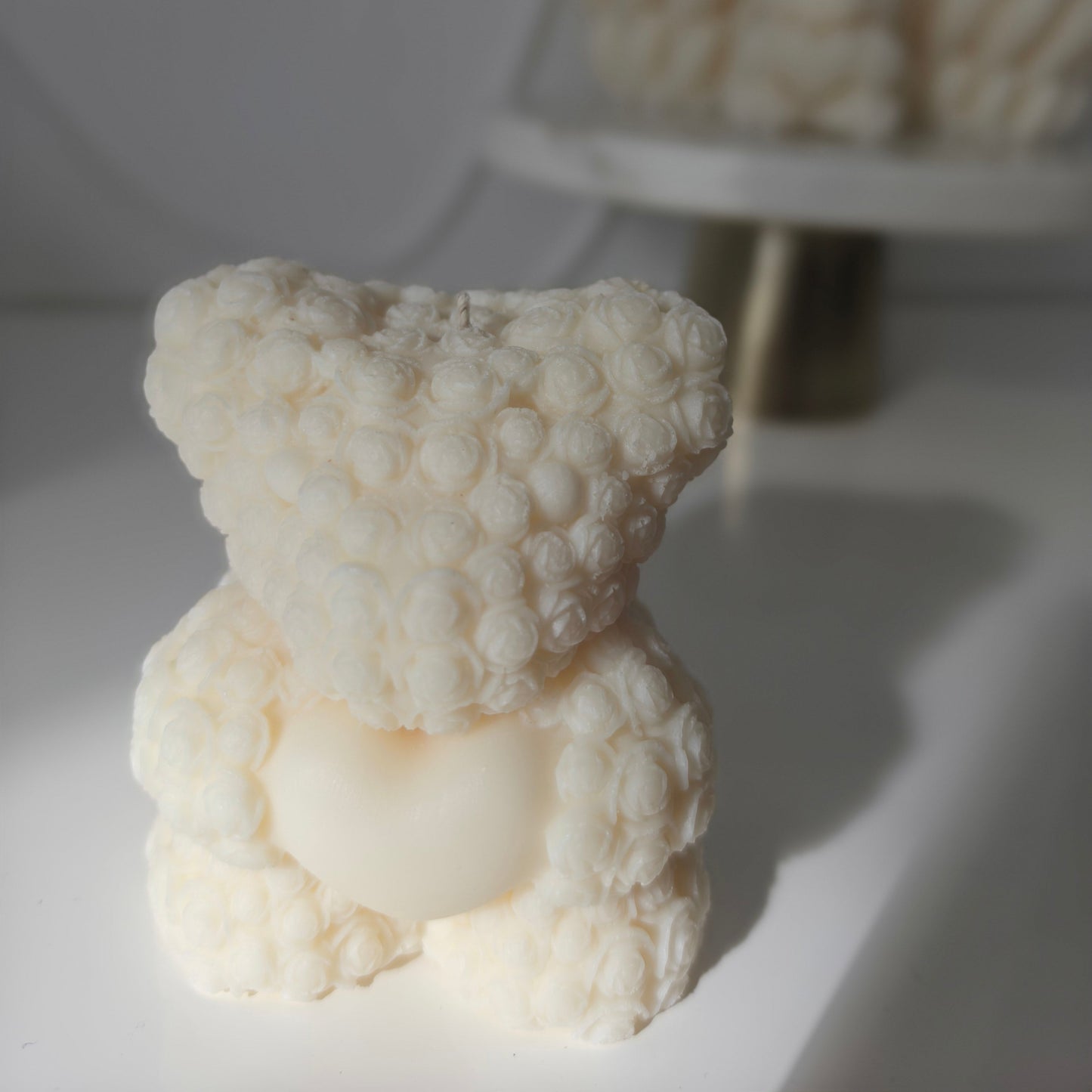 Kerze Flori Teddy aus Sojawachs