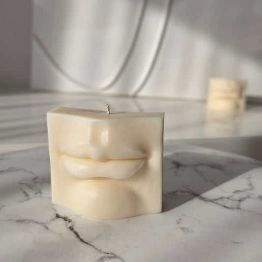 Kerze aus Sojawachs Lips