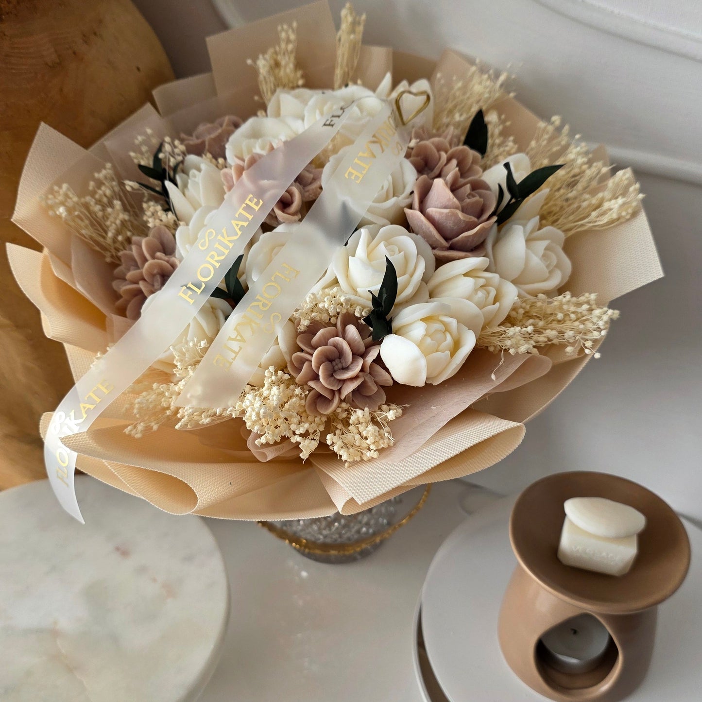 Soja Melts Blumenstrauß Ewige Elegant