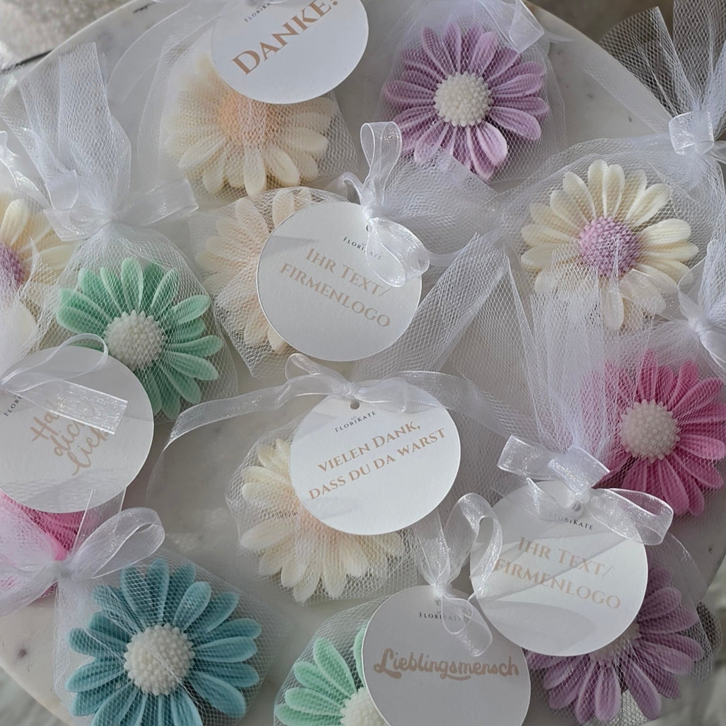 Mini Geschenk mit Personalisierung |  Gänseblümchen | Wachs Melts |