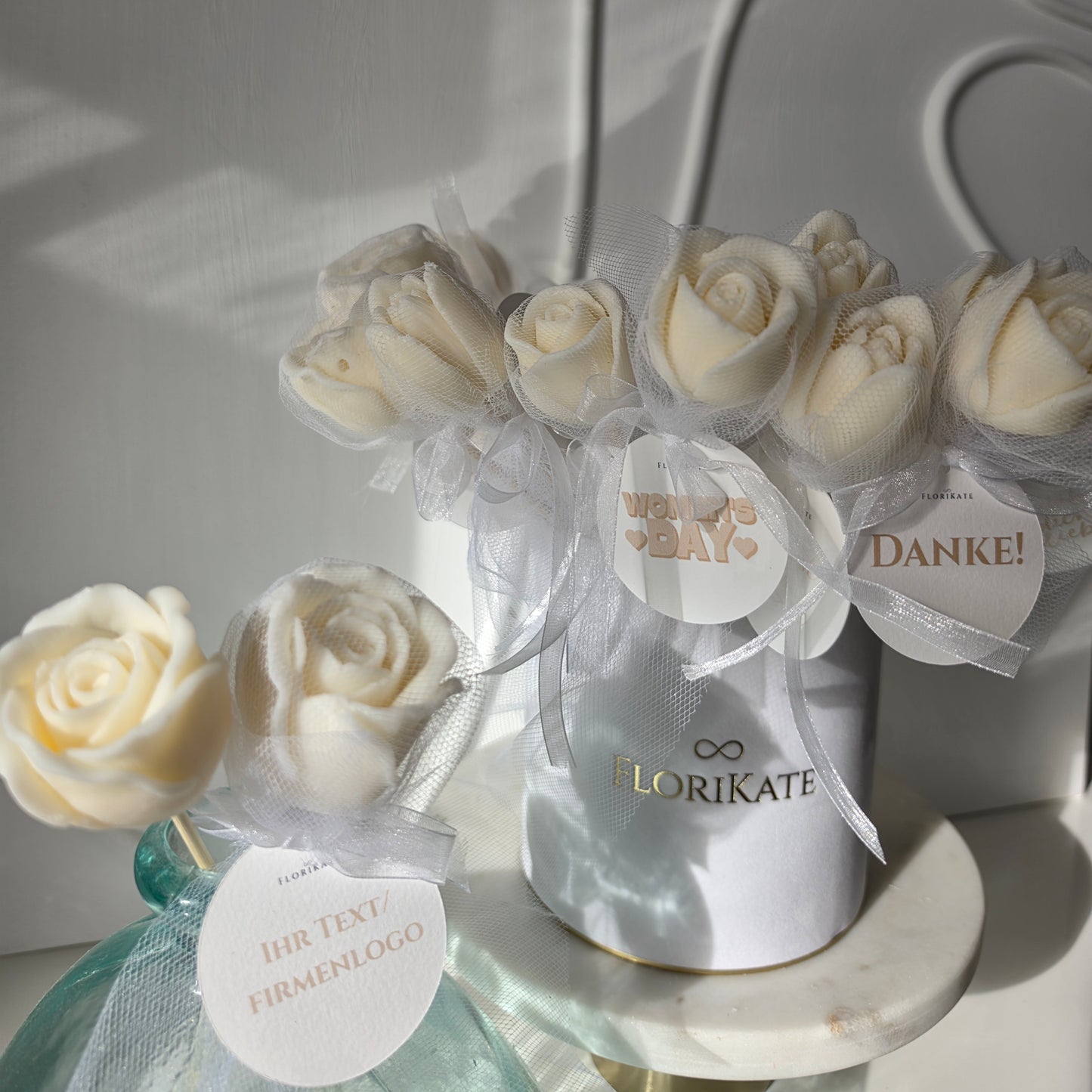 Mini Geschenk mit Personalisierung |  Rosen | Wachs Melts |