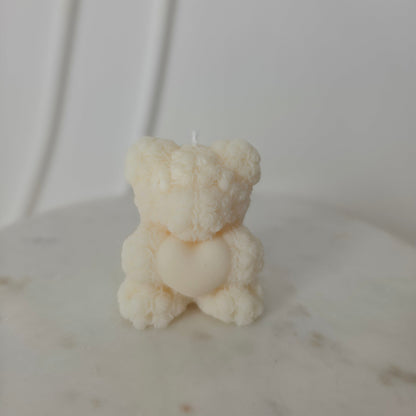 Kerze Flori Teddy aus Sojawachs