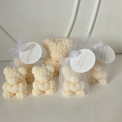 Mini Geschenk mit Personalisierung |   Kerzen Teddybär