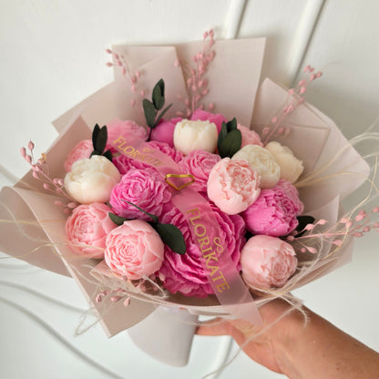 Blumenstrauß mit Personalisierung FloriPfing