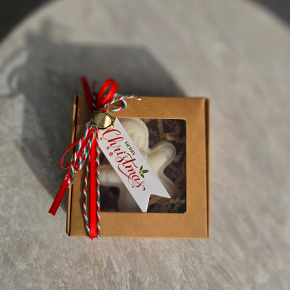 Lebkuchenmännchen Kerze  Set Weihnachten
