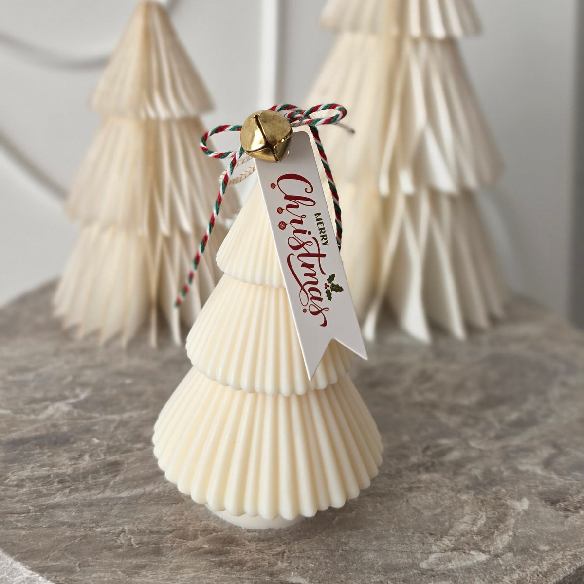 Weihnachtskerze Tannenbaum Sojakerze