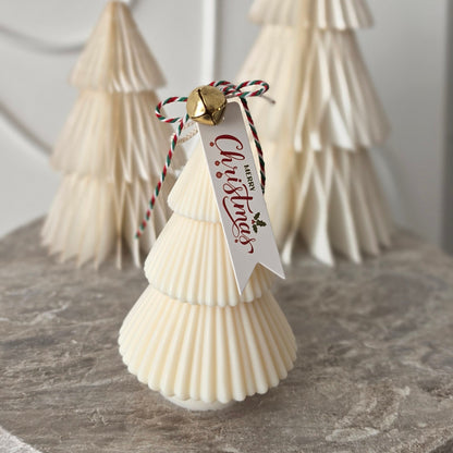 Weihnachtskerze Tannenbaum Sojakerze
