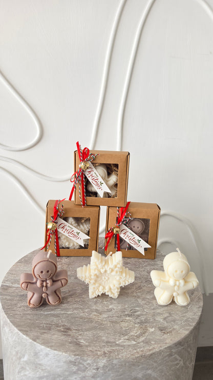 Weinacht Kerze Geschenkidee Stern