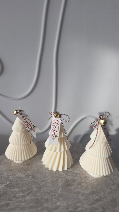 Weihnachtskerze Tannenbaum Sojakerze