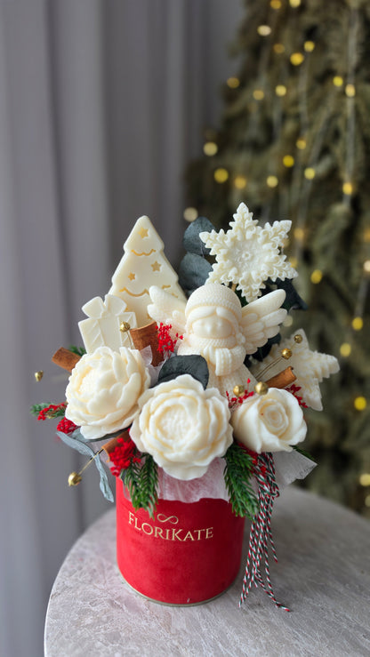 Weihnachtsdeko  Rot Box Melts Sojawachs